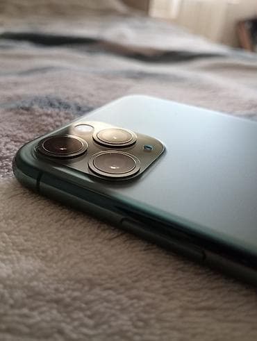 apple macbook sahibinden: IPhone 11 Pro, 64 GB, Matte Midnight Green, Simsiz şarj, Face ID — 2
