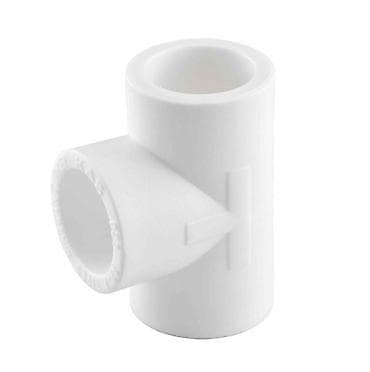 Plastik T-birləşdirici – ağ rəngdə, boruların birləşdirilməsi və — 2