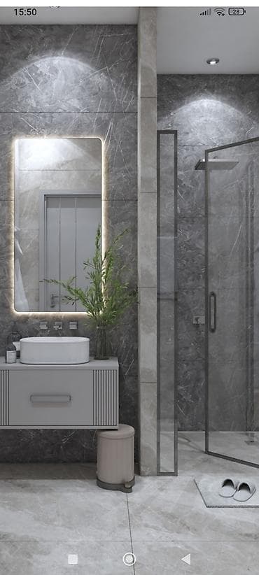 hamam tualet: Mərmər naxışlı kafel-metlax kolleksiyası - İstifadə sahələri: hamam — 3