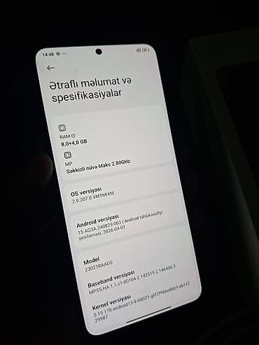 klas 6: Xiaomi 12, 128 GB, rəng - Göy, 
 İki sim kartlı — 6