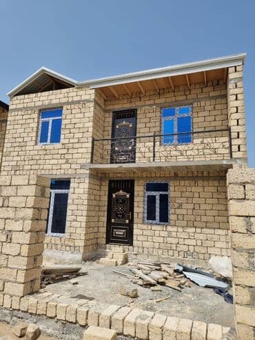 2 mertebeli ev: Masazır 4 otaqlı, 120 kv. m, Kredit var, Təmirsiz — 1