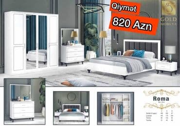 купить двуспальная кровать: Двуспальная кровать, Азербайджан, Новый — 2