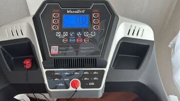 Turniklər və bruslar: VOLKSGYM qaçış trenajoru - Rəqəmsal LCD ekran: sürət, vaxt, məsafə — 3