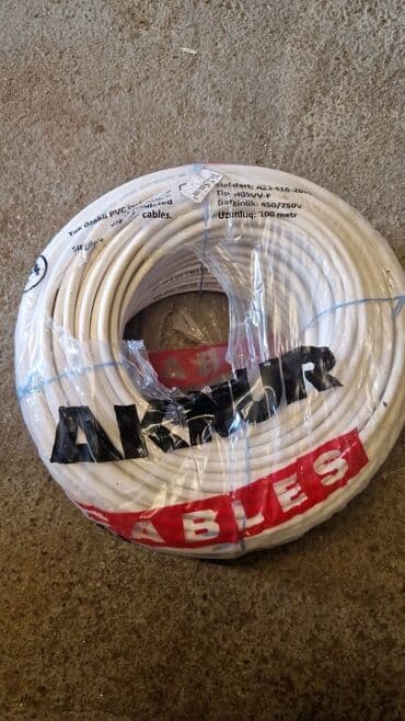 kabel 4 mm: Yeni, Kabel, Mis, 2x2.5, Ünvandan götürmə, Kredit yoxdur — 2