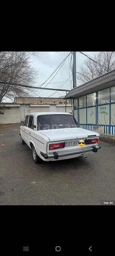 2107 satışı: VAZ 2106, ağ rəng, sedan kuzov. Xüsusiyyətlər: - Klassik 2106 — 2
