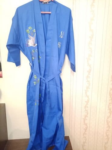 böyük bədən qadın donları: Ipək xalat kəmərli — 3