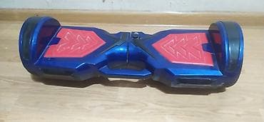 Охота и рыбалка: Elektrikli hoverboard / giroskutər - Rəng: mavi korpus, qırmızı — 1