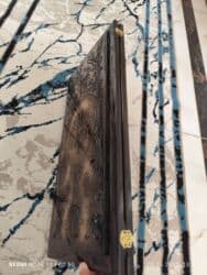 Maskalar, eynəklər: Taxta nərd dəsti - Material: bərk taxta, üstü əl oyma ornamentlərlə — 3