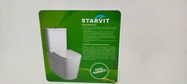 unitazi: Məhsul: STARVIT tualet (monoblok) - Dizayn: Müasir, kompakt monoblok — 2