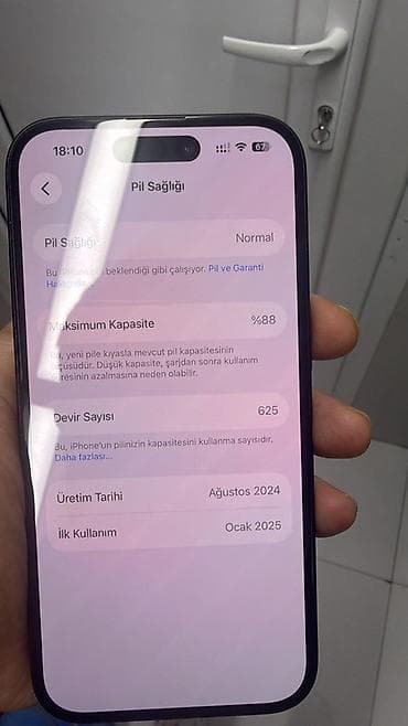 IPhone 15, 128 GB, Black Titanium, Simsiz şarj, Face ID, Sənədlərlə
