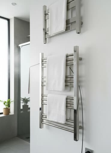 Paslanmayan poladdan hazırlanmış elektrikli dəsmal