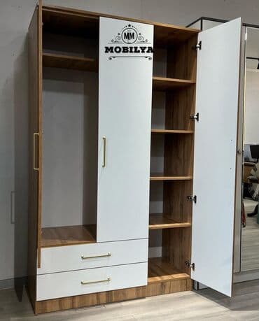 şifaner modelleri: Yeni, Açılan, 3 qapılı Düz dolab, Qarderob, paltar dolabı, Azərbaycan — 2