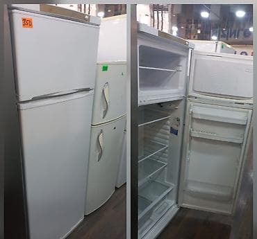 İki kameralı soyuducu - Üst qapılı dondurucu bölmə, aşağıda əsas