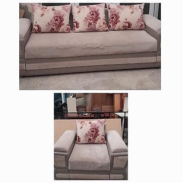 Klassik dizaynlı yumşaq mebel dəsti - Dəst tərkibi: 1 ədəd geniş