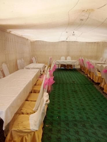 col qapi: Toy və mərasim çadırı icarəsi.18metr,120neferlik.maşinsiz verilir.Real — 2