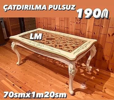 ag masa: Düz masa, Açılmayan, Təkərsiz, Şüşə, Zəmanətsiz, Pulsuz quraşdırılma — 1