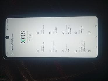 acılıb bağlanan telefon: Infinix Hot 40, 256 GB, rəng - Göy, Sensor — 4