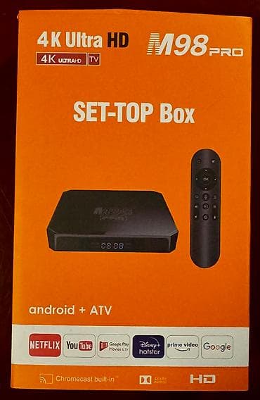 android telefonlar: Yeni Smart TV boks 4 GB / 64 GB, Android, Ünvandan götürmə, Pulsuz çatdırılma, Ödənişli çatdırılma — 4