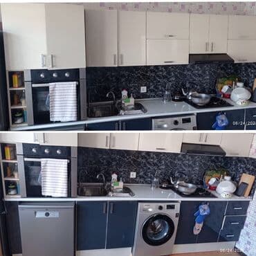 голландская мебель: Mətbəx mebeli 350₼ Qaz aspirator moyka daxil ölçü 3.30 ünvan — 1