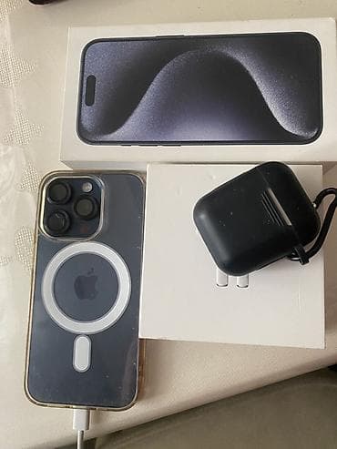 IPhone 15 Pro, 128 GB, Blue Titanium, Face ID