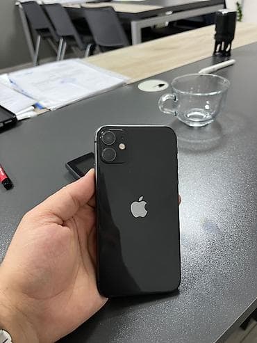 IPhone 11, 128 GB, Qara, Face ID, Sənədlərlə