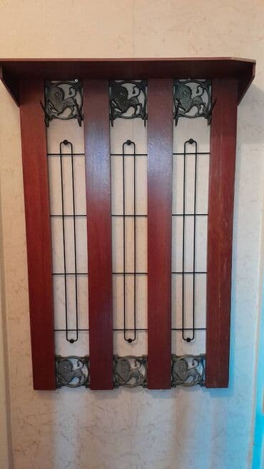 деревянная вешалка напольная: Taxta asılqan.Ünvan 9-cu mkr.Hündürlüyü 132sm.Eni 93sm — 1