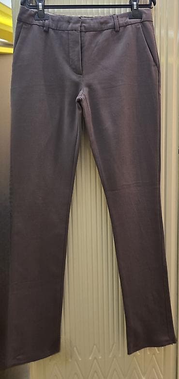 qadın vyetnamkaları: Şalvar, Max Mara, S, rəng - Qəhvəyi — 1