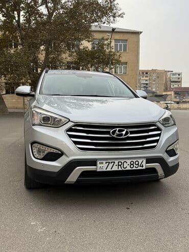 фольксваген бензин: Hyundai Santa Fe – gümüş rəngli şəhər/krossover SUV Xüsusiyyətlər və — 3