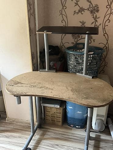 komputer setup: Düz masa, Polkalı, Siyirməsiz, Metal, Zəmanətsiz, Kredit yoxdur — 2
