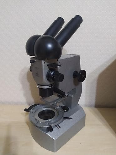 durbinlər: MPS‑1 metalloqrafik mikroskop – binokulyar başlıqla Salam. Bu model — 4