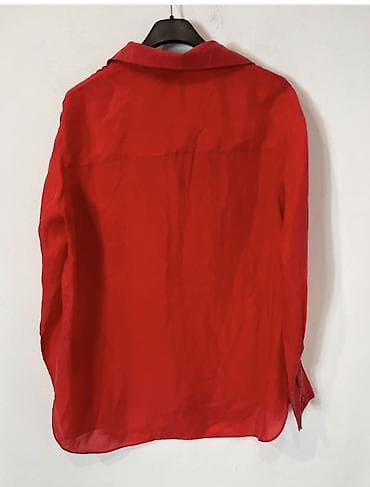 yun koynekler: Qadın köynəyi – Massimo Dutti - Rəng: qırmızı - Model: klassik — 4