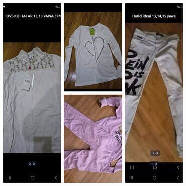 uşaq üçün işıqlı krosovkalar: Uşaq və yeniyetmələr üçün geyim dəsti və ayrı-ayrı məhsulların qarışıq — 2