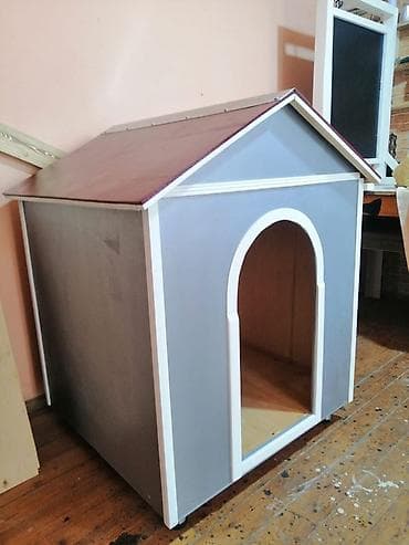 itlər üçün: İt evi – taxta karkaslı, ikitərəfli maili damlı. Xüsusiyyətlər: - — 5