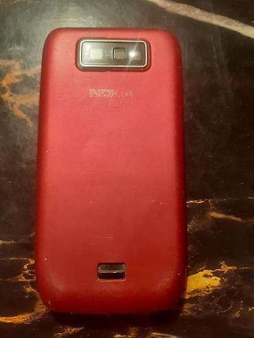 telefon telefon: Nokia E63, < 2 GB Memory Capacity, rəng - Qırmızı, Zəmanət, Düyməli — 6