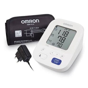 elektron təzyiq olcən qiyməti: Çatdırılma!!! Omron M3 comfort + orijinal Omron adaptoru-155 — 2