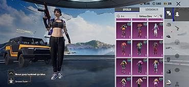 PUBG Mobile hesabı – zəngin inventar və nadir görünüşlər qiymət 15 — 2