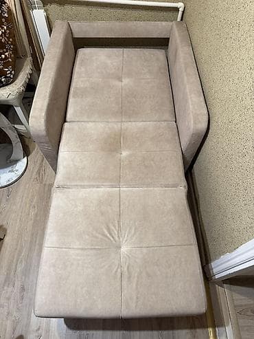 sunger: Kompakt çevrilən kreslo-divan - Rəng: açıq bej - Material: yumşaq — 2