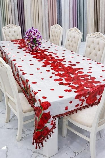 stol ortukləri: Məhsul: Naxışlı süfrə kolleksiyası - Material: Parlaq səthli suya və — 3