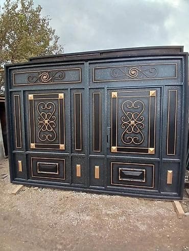 demir: Dəmir Həyət darvazası, Yana açılan, Mexaniki, Qapı ilə, Kredit yoxdur — 7