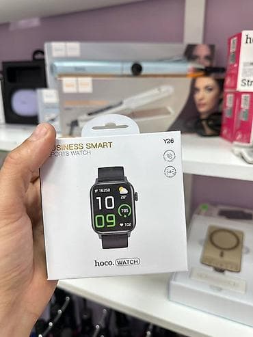 Smart saat, Hoco, Sensor ekran, rəng - Qara