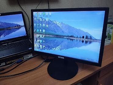 masaüstü kampüter: LED MONİTOR VİVA Model: UA19HD İnterfeys: VGA HDMİ 19-düym led — 6