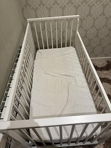 usag bewiyi: Oğlan və qız üçün, İşlənmiş, Dördbucaq, Beşik, Dəstsiz, Matras ilə, Yellənmə mexanizmsiz — 2