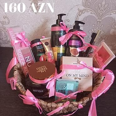 Парфюмерия: Xonça səbəti – kosmetik və şəxsi qulluq məhsullarından ibarət hədiyyə — 3