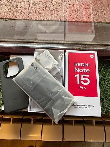 xiaomi redmi note 4 pro: Xiaomi 15 Pro, 512 GB, rəng - Qara, 
 Zəmanət — 2