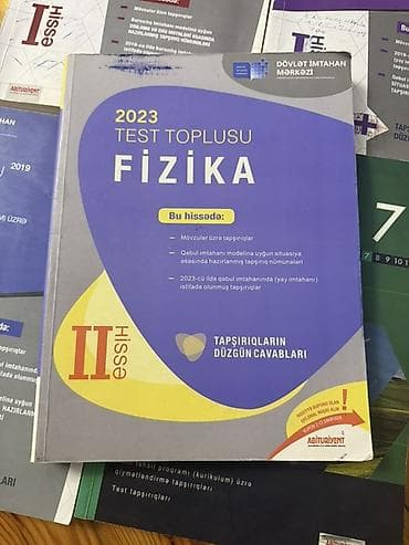 boks kisəsi type 0: Məhsul: “2023 Test Toplusu – Fizika, II hissə” (DİM) Xüsusiyyətlər: - — 1