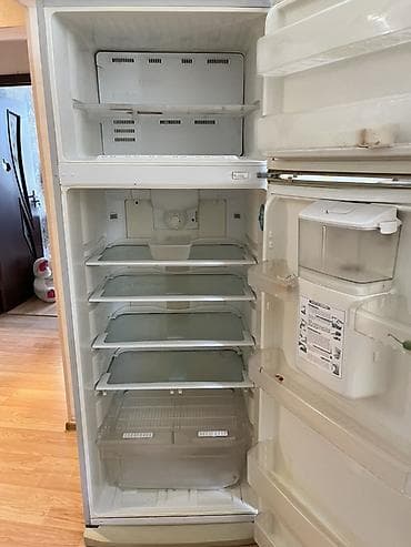 samovar satilir: 2 qapılı Beko Soyuducu Satılır, rəng - Bej, Dispenserli — 3