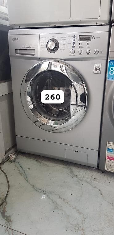 qab yuma: Paltaryuyan maşın LG, 8 kq, Avtomat, Qurutmasız — 1