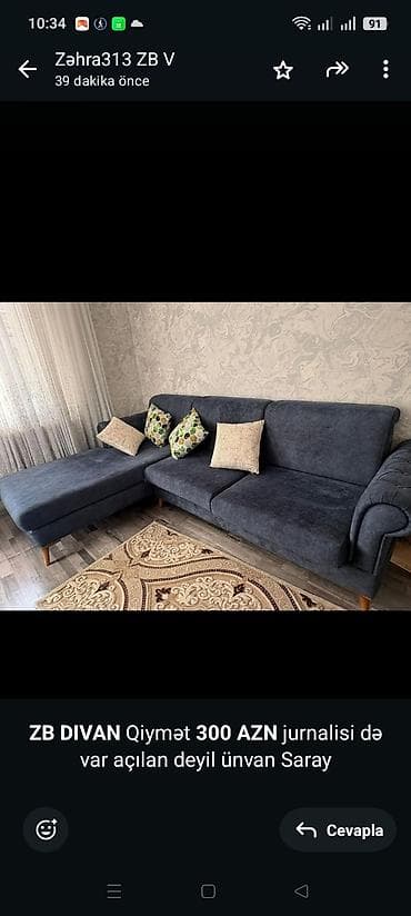 *ZB* *DIVAN* Qiymət *300 AZN* jurnalisi də var açılan deyil ünvan lalafo.az -da *ZB* *DIVAN* Qiymət *300 AZN* jurnalisi də var açılan deyil ünvan