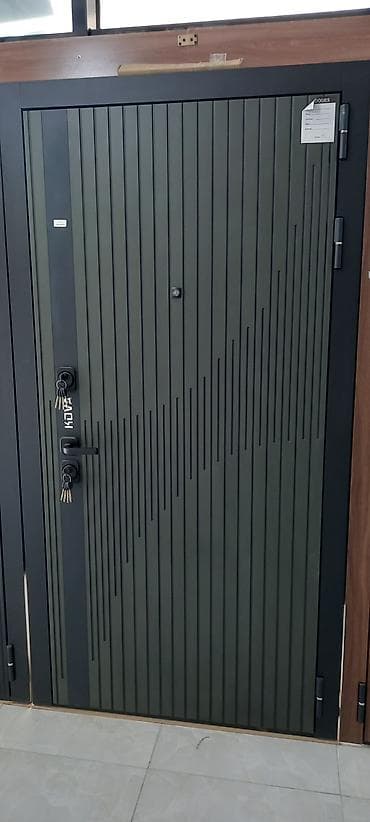 kanfet qabi: Möhkəm giriş qapısı – müasir dizayn - Material: polad konstruksiya — 1