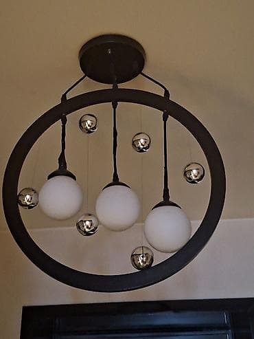 led lyustralar: Çılçıraq, 3 lampa — 1